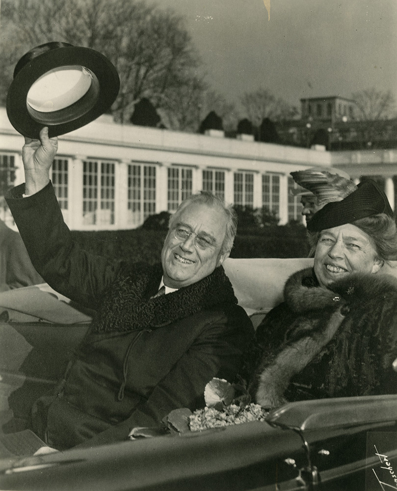 Franklin and Eleanor at the 1941 inauguration