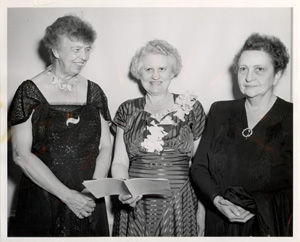 Eleanor Roosevelt, Katharine Lenroot and Frances Perkins