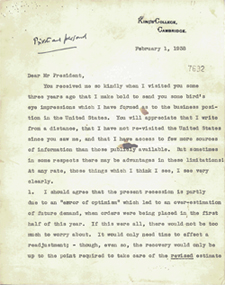 FDR-Keynes Correspondence